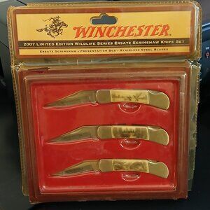 NEW Winchester 2007 limited edition wildlife series knife set presentation box